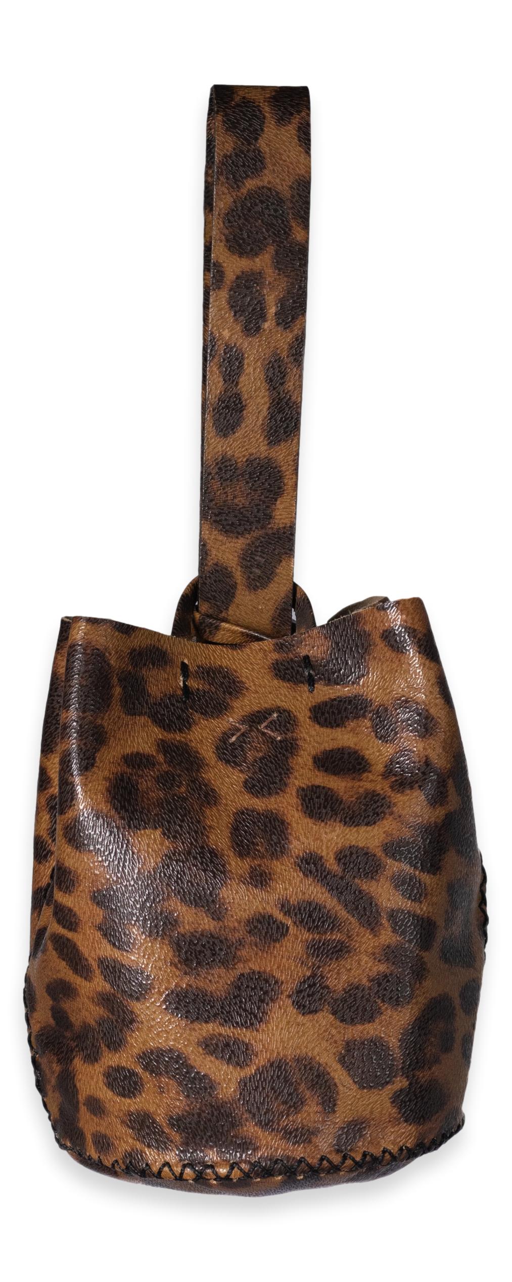 navigli bag | leopard-print leather