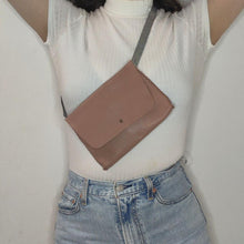 lapa bag | beige floater  upcycled leather
