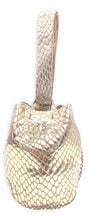 navigli bag | snake golden upcycled leather