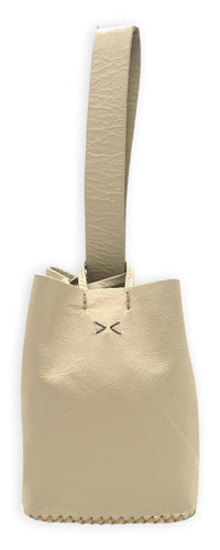 navigli bag | beige upcycled leather
