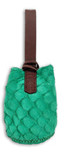 navigli bag | light green upcycled pirarucu skin