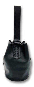 navigli bag | black upcycled leather