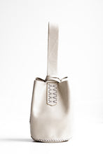 navigli bag | off-white snake embossed leather - Volta Atelier