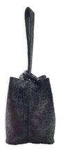 navigli bag | pewter leopard-print upcycled leather
