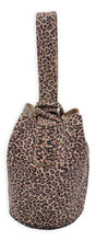 navigli bag | leopard print upcycled suede