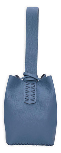 navigli bag | pacific blue upcycled leather