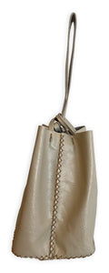 navigli bag | beige upcycled leather