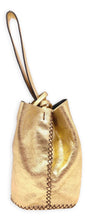 navigli bag | antique gold upcycled leather
