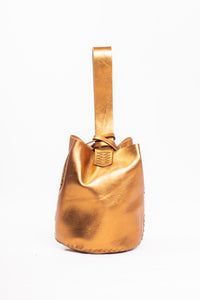 navigli bag | golden leather 2 - Volta Atelier
