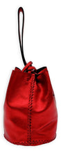 navigli bag | metallic red upcycled leather