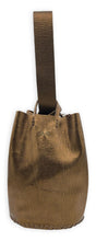 navigli bag | dark brown lezard-embossed upcycled leather