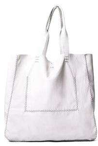 ipanema bag | white leather - Volta Atelier